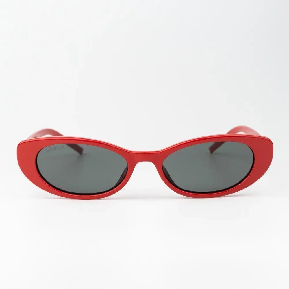Gucci Men Sunglasses Red Grey Cat Eye GG1680S 005 BRAND NEW